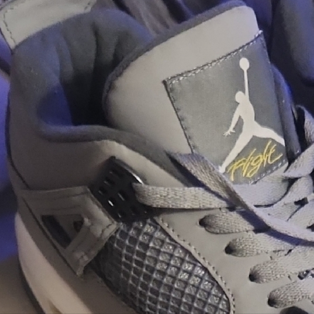 Jordan Gray Sneakers Mid-Top Nubuck